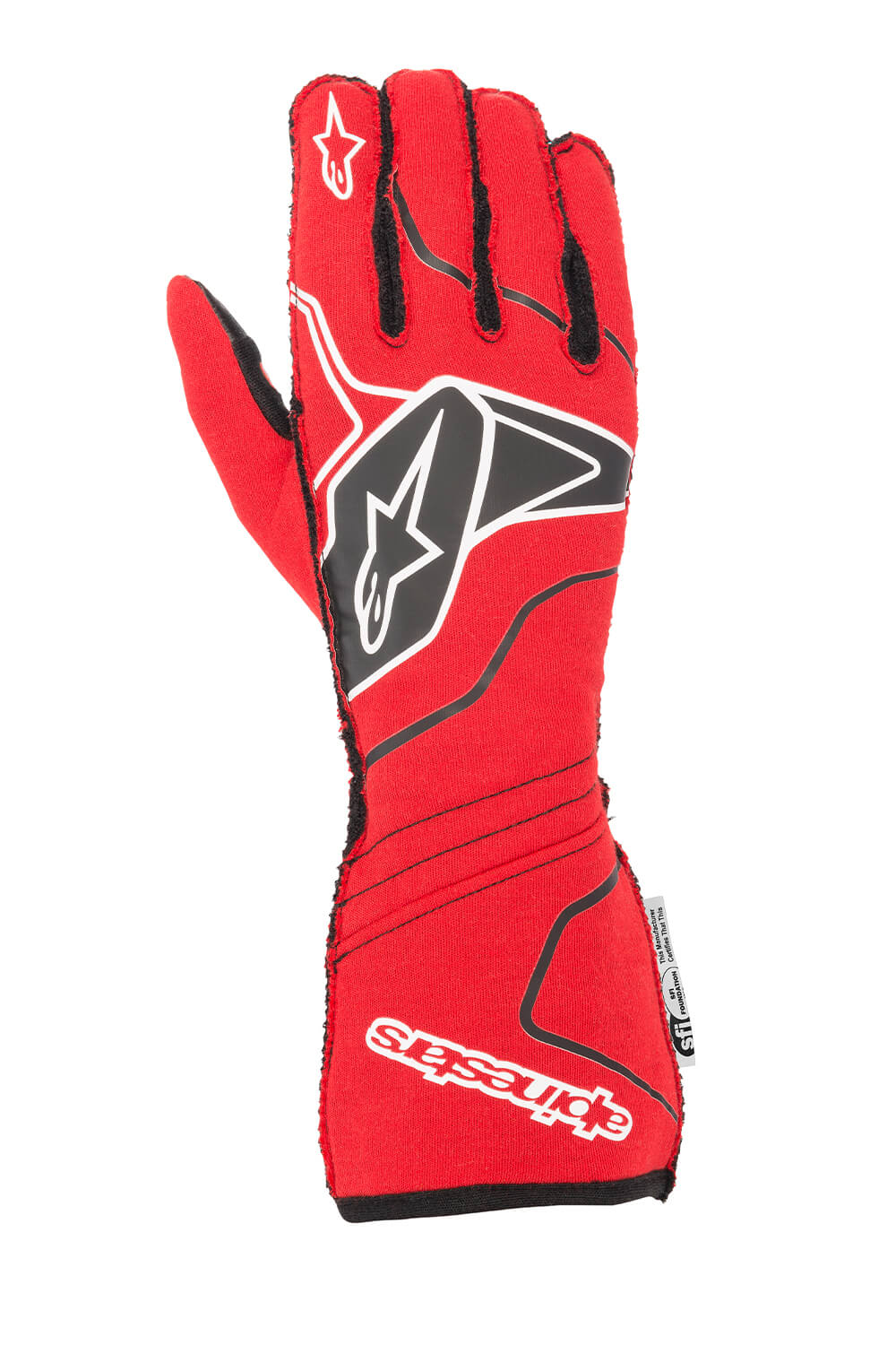 Tech-1 ZX V2 Gloves Red Black for Racing