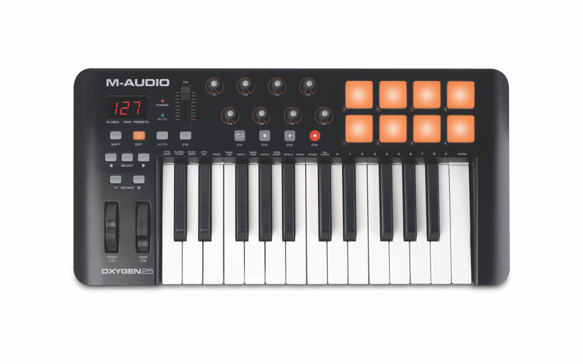 M-Audio OXYGEN25 MK IV USB MIDI Performance Keyboard Controller