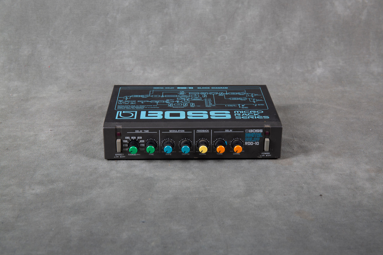 中古 BOSS RDD-10 デジタルディレイ Boss RDD-10 Micro Rack Series