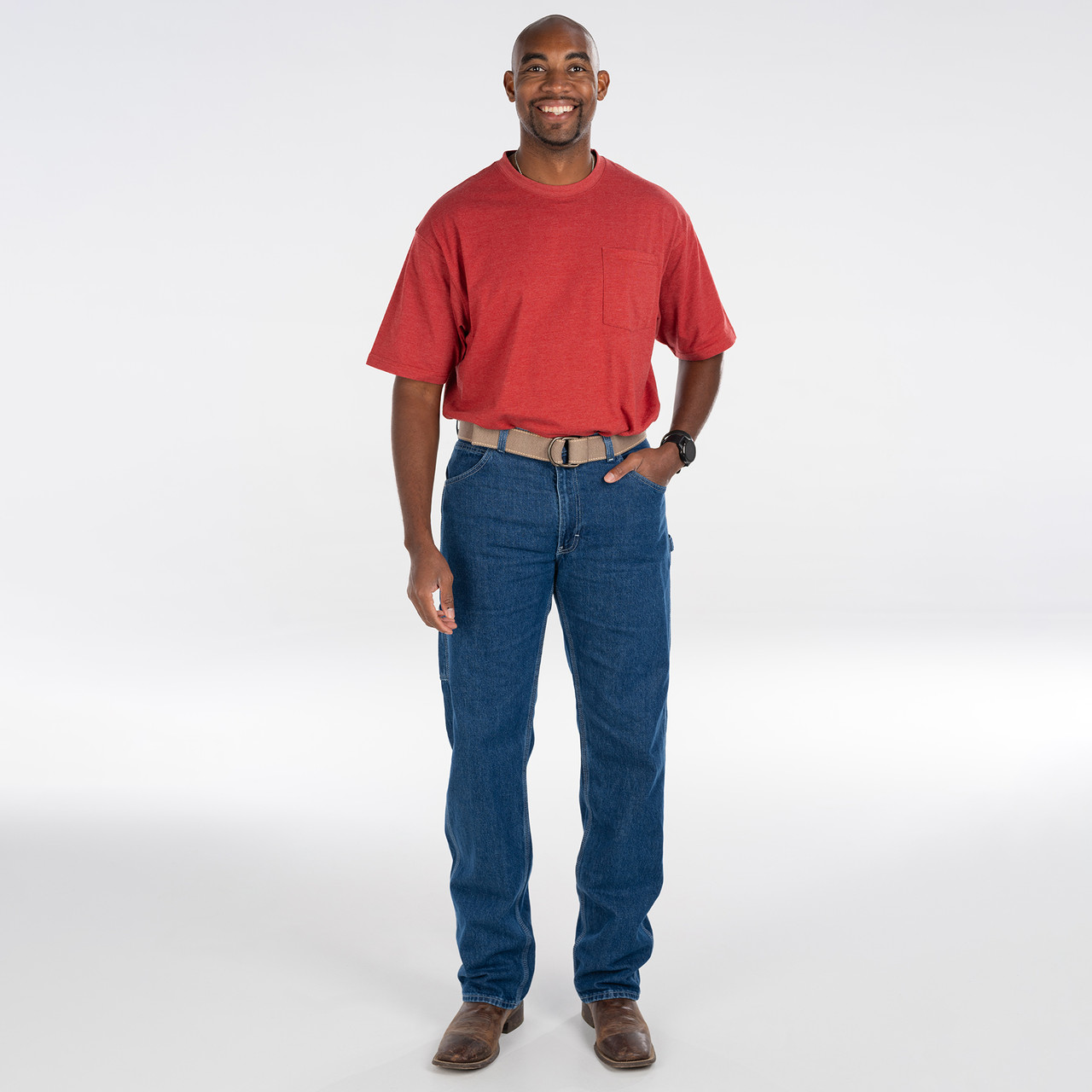 Men's Ring Spun Denim Dungaree - KEY Apparel