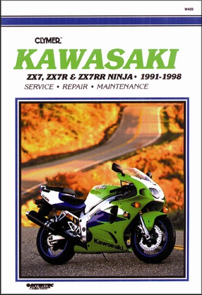 Kawasaki Ninja ZX7, ZX7R, ZX7RR Repair Manual 1991-1998 | Clymer