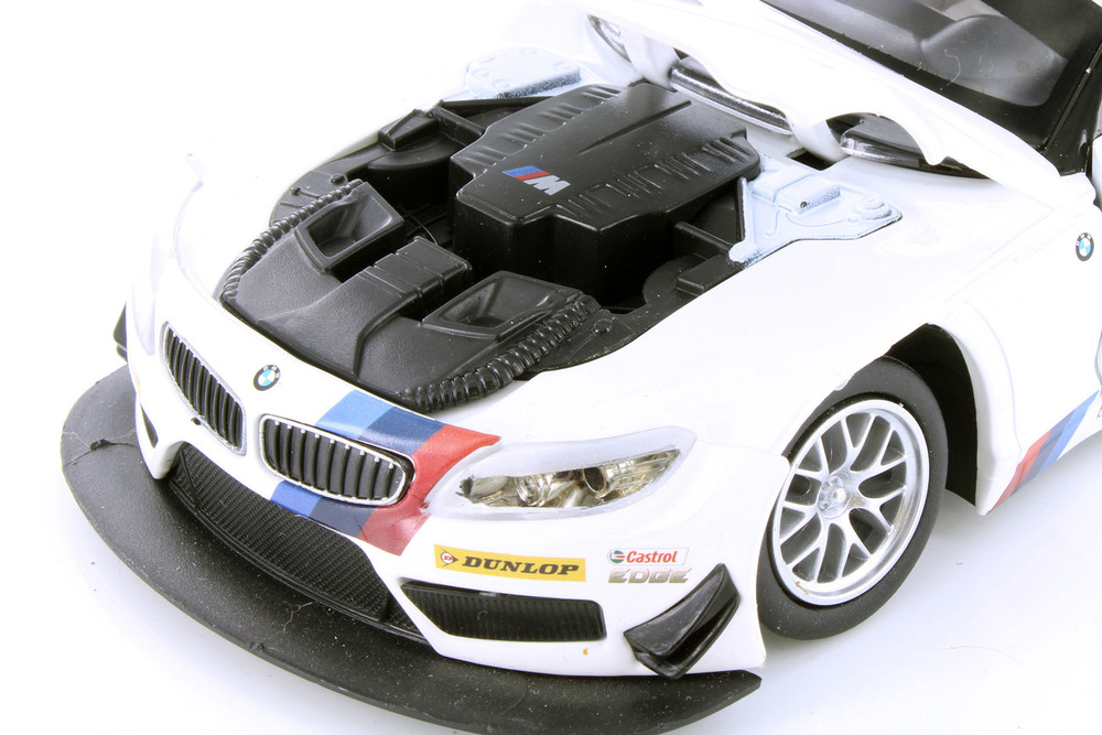 BMW Z4 GT3, White Sports Car - Showcasts 68260D - 1/24 Scale