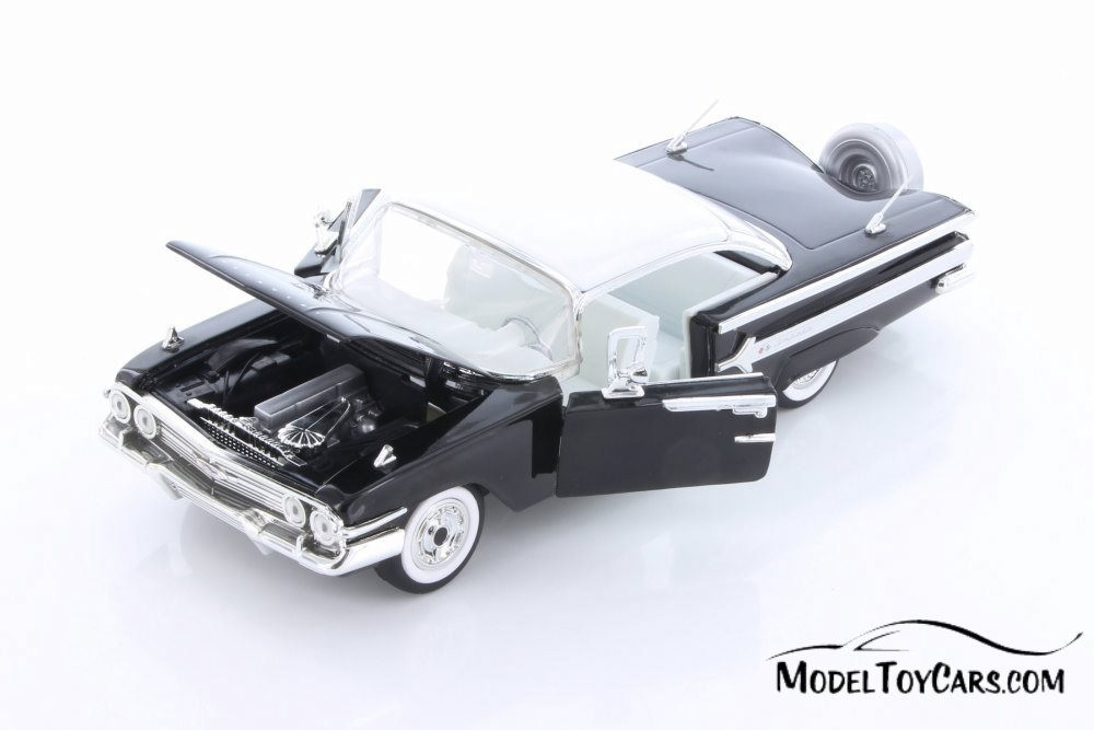 1960 Chevy Impala Hard Top, Black - Jada 98903-MJ - 1/24 scale