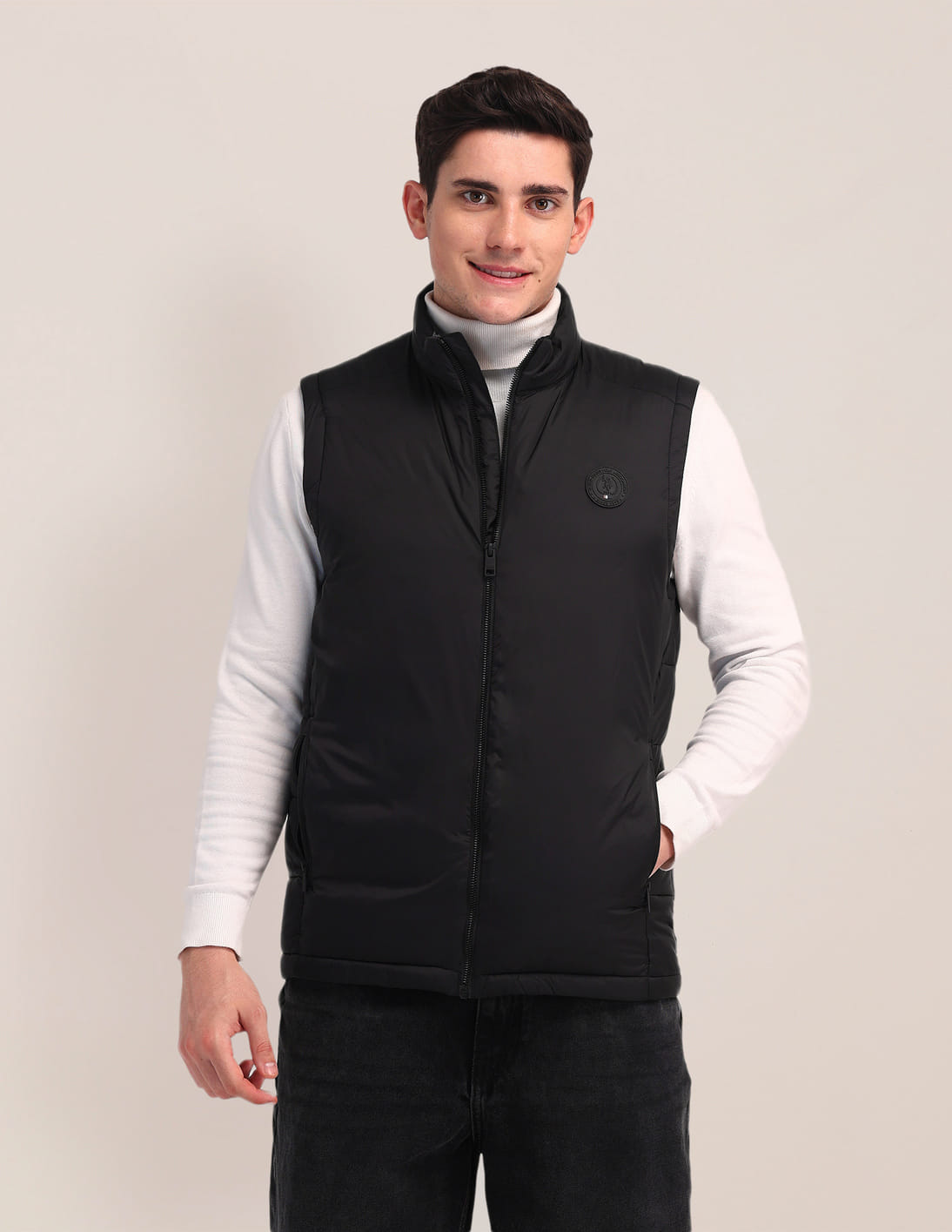 Buy U.S. Polo Assn. Solid Regular Fit Jacket - NNNOW.com