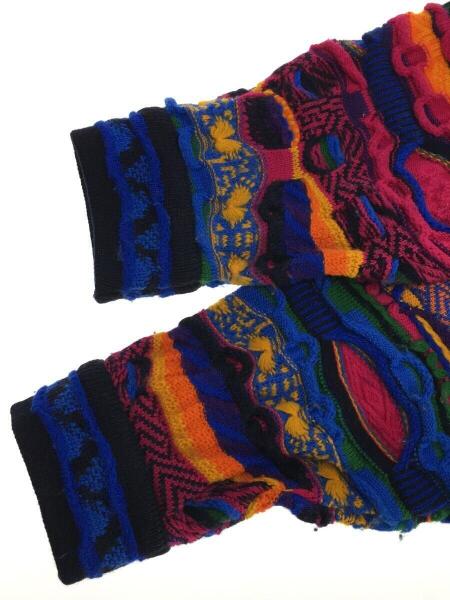 COOGI(クージー) / セーター(厚手)/SS/ウール/マルチカラー/総柄/3D