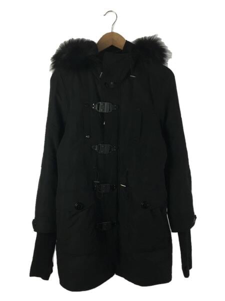 SLY(スライ) / モッズコート/1/ポリエステル/ブラック/ファー/無地