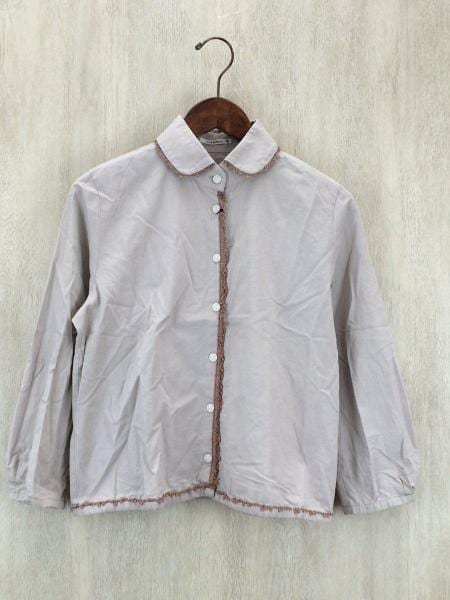 ミナペルホネンfog night ブラウスホワイト mina perhonen fog net