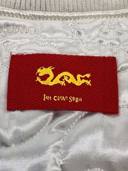 CREAM SODA(クリームソーダ) / スカジャン/L/ポリエステル/BLU/スカル