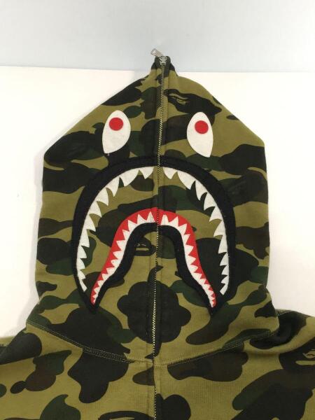 A BATHING APE(アベイシングエイプ) / ジップパーカー/L/コットン/KHK