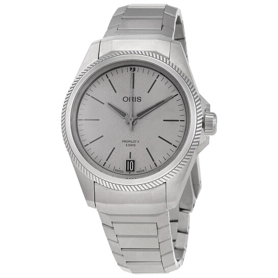 Oris ProPilot X Automatic Grey Dial Men's Watch 01 400 7778 7153