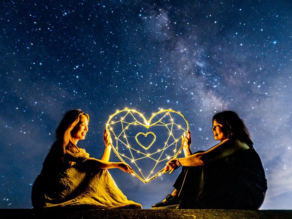 星空フォトツアー 満点の星空と一緒に記念撮影！ 一生の思い出を刻む