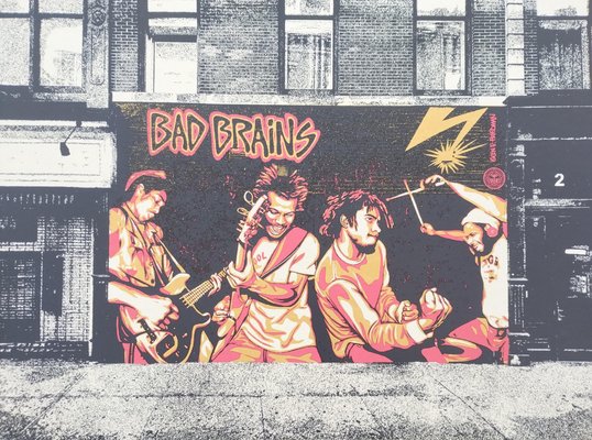 Shepard Fairey (Obey Giant), Bad Brains Bowery and Bleecker, 2025