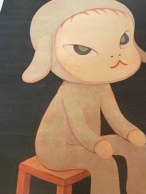 Yoshimoto Nara, Sleepless Night (Sitting), 1997, Print for sale at