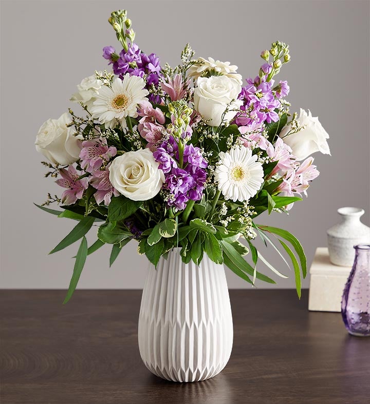 Treasured Memories™ Lavender and White | 1800Flowers.com