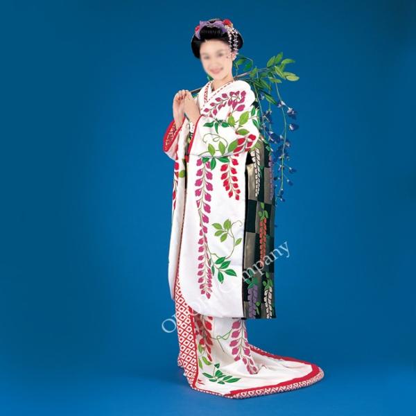 赤色 振袖 着物 裾引き お引摺り 大衆演劇 日本舞踊 舞台衣装 【公式通販】