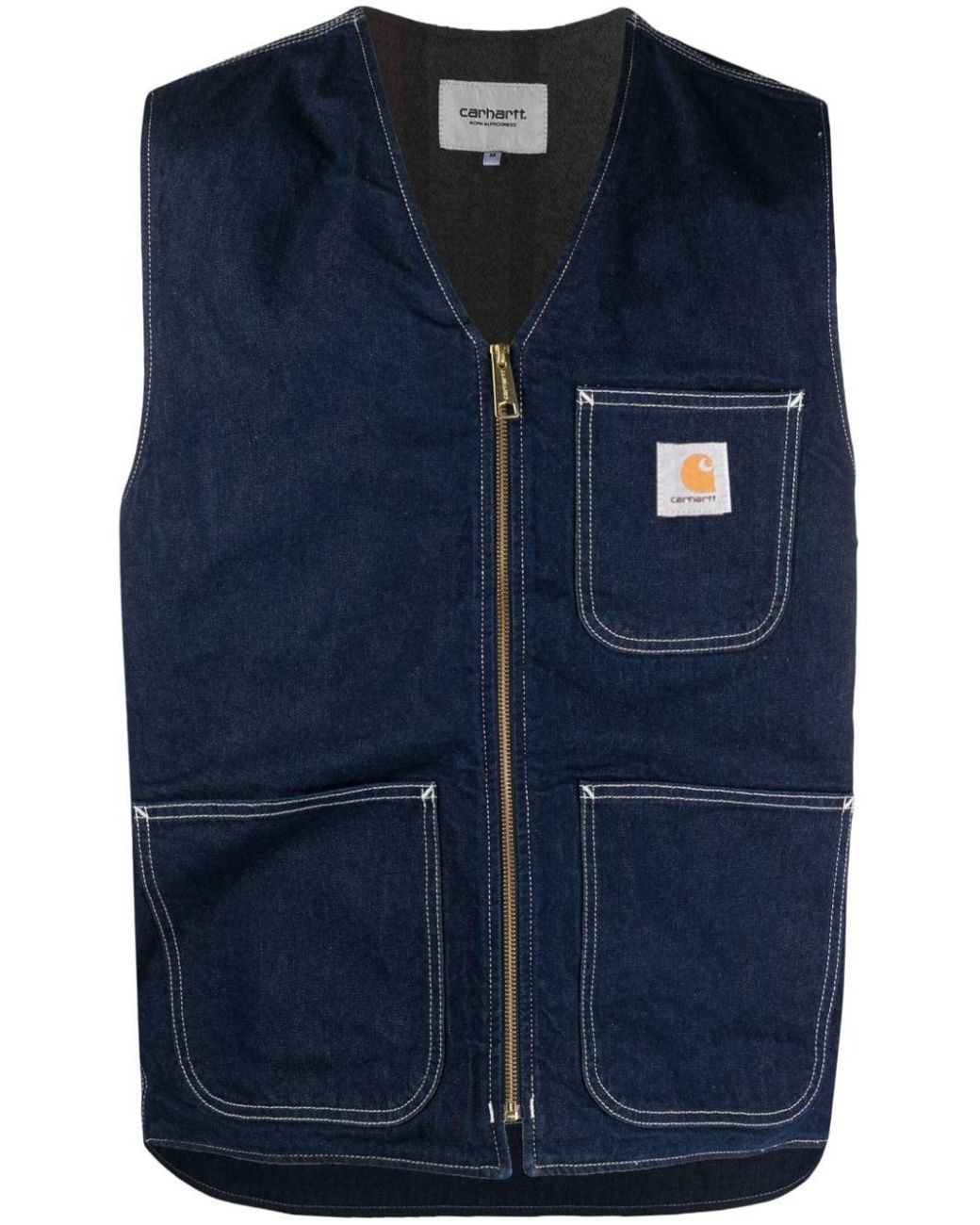 Carhartt Denim Vest in Blue for Men | Lyst UK