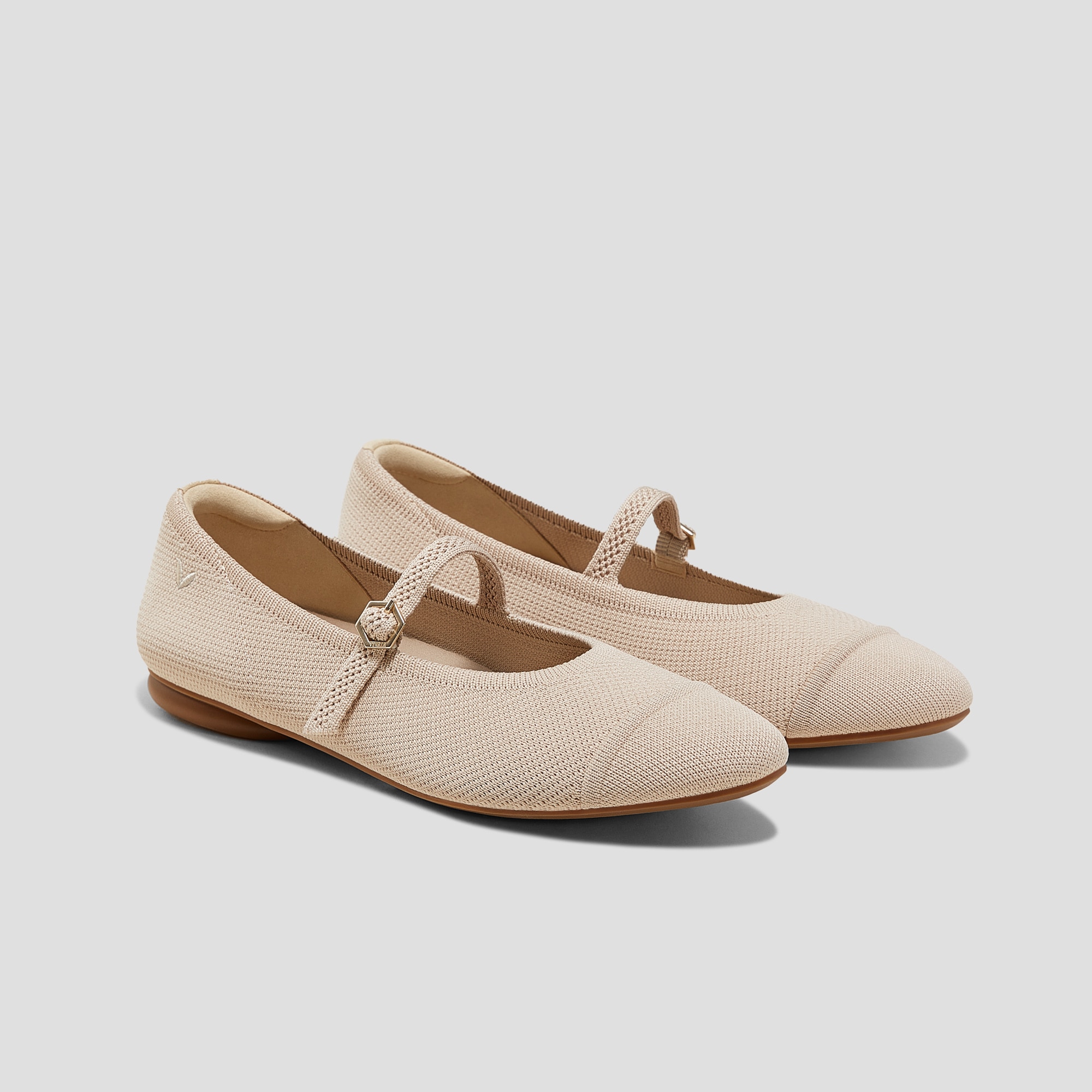 Tamia Mary Jane Almond-Toe Mary-Jane - Sustainable & Washable | VIVAIA