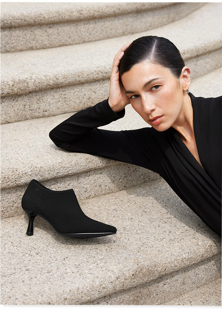 Alana] ポインテッドトゥ ミッドヒールブーツ – VIVAIA JAPAN