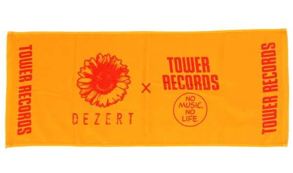 コラボグッズ｜DEZERT × TOWER RECORDS コラボタオル - TOWER RECORDS