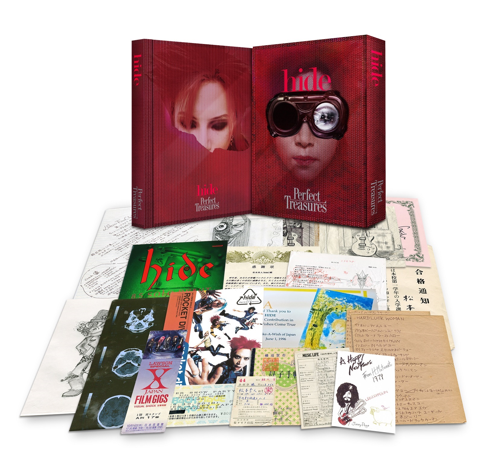 hide｜伝説のギタリスト、幻の超豪華本『hide Perfect Treasures