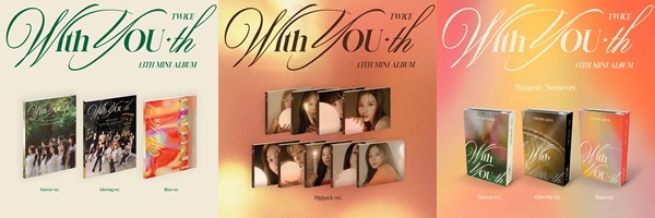 TWICE｜韓国13枚目のミニアルバム『With YOU-th』｜CDはオンライン限定