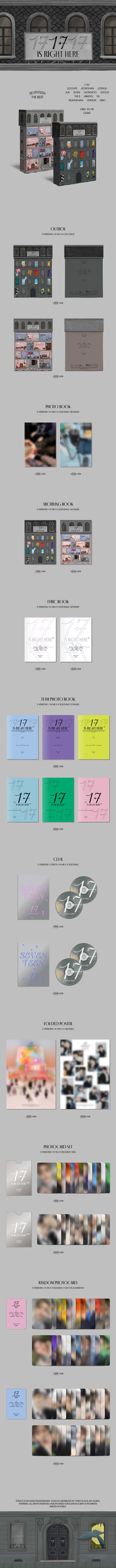 SEVENTEEN｜韓国BEST ALBUM『17 IS RIGHT HERE』国内流通盤販売決定