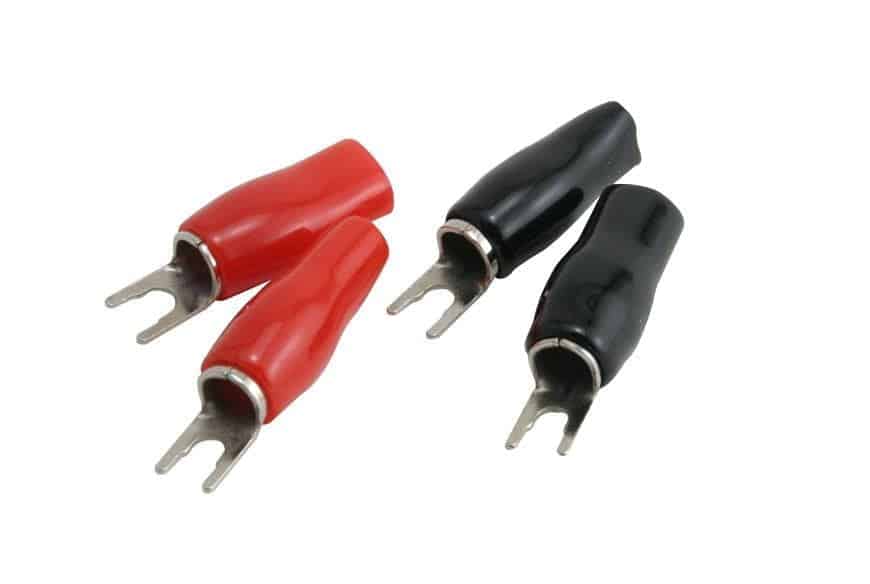 Rockford Fosgate 8 Gauge Spade Terminal Kit - Two Pair
