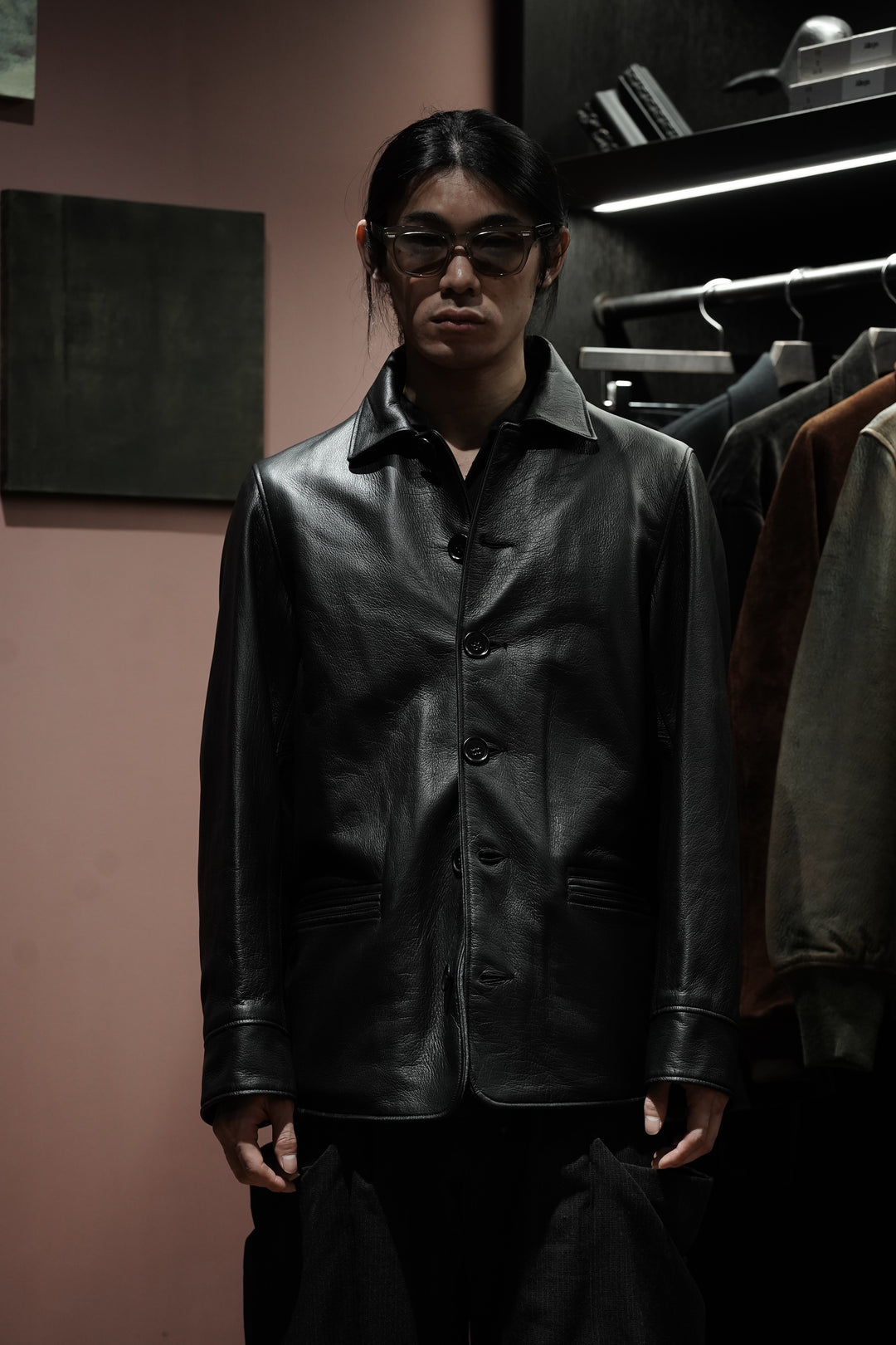 Taiga Takahashi(タイガタカハシ) 2026SSのAUTOMOBILE LEATHER JACKET