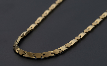 日本製】ゲルマニウムネックレス DN-003NL-2(ゴールド)_装飾品・工芸品