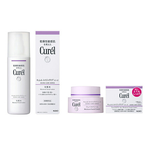 花王 キュレル エイジングケア クリームセット化粧品 ｜ 化粧品 化粧水