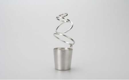 一輪挿し HOOP MARU 高岡銅器 錫 日本製 花器 フラワーベース おしゃれ