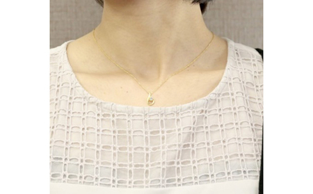 24金 ペンダントトップ ダイヤモンド 純金 ネックレス ティアドロップ