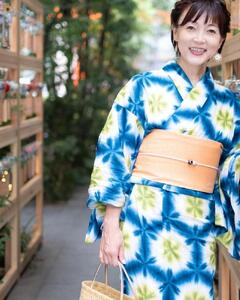 体験！伝統工芸有松・鳴海絞「雪花絞りの浴衣1反染めよう」お仕立て