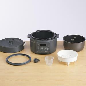 電気圧力鍋 アイリスオーヤマ 3L | PC-MB3-H グレー ｜ 電気圧力鍋 新