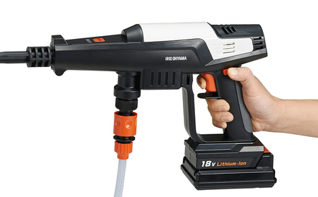 充電式ハンディウォッシャー JHW-201 ホワイト ハンディウォッシャー