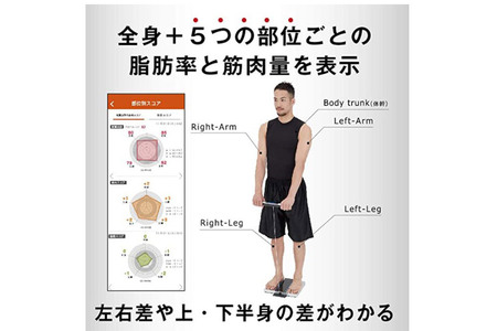 最短翌日発送【RD804LBK】タニタ 左右部位別体組成計 インナースキャン