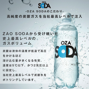 OZA SODA 強炭酸水(ピンクグレープフルーツ) 500ml×48本 FZ23-928