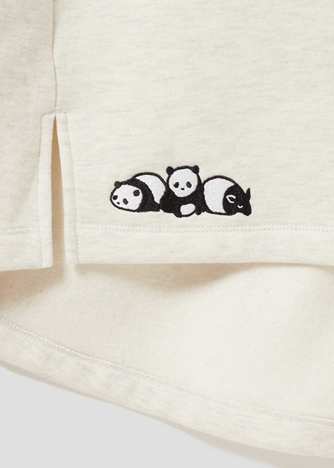 ローリングパンダズ｜裏起毛パーカーワンピース｜ウィメンズ｜グラニフ