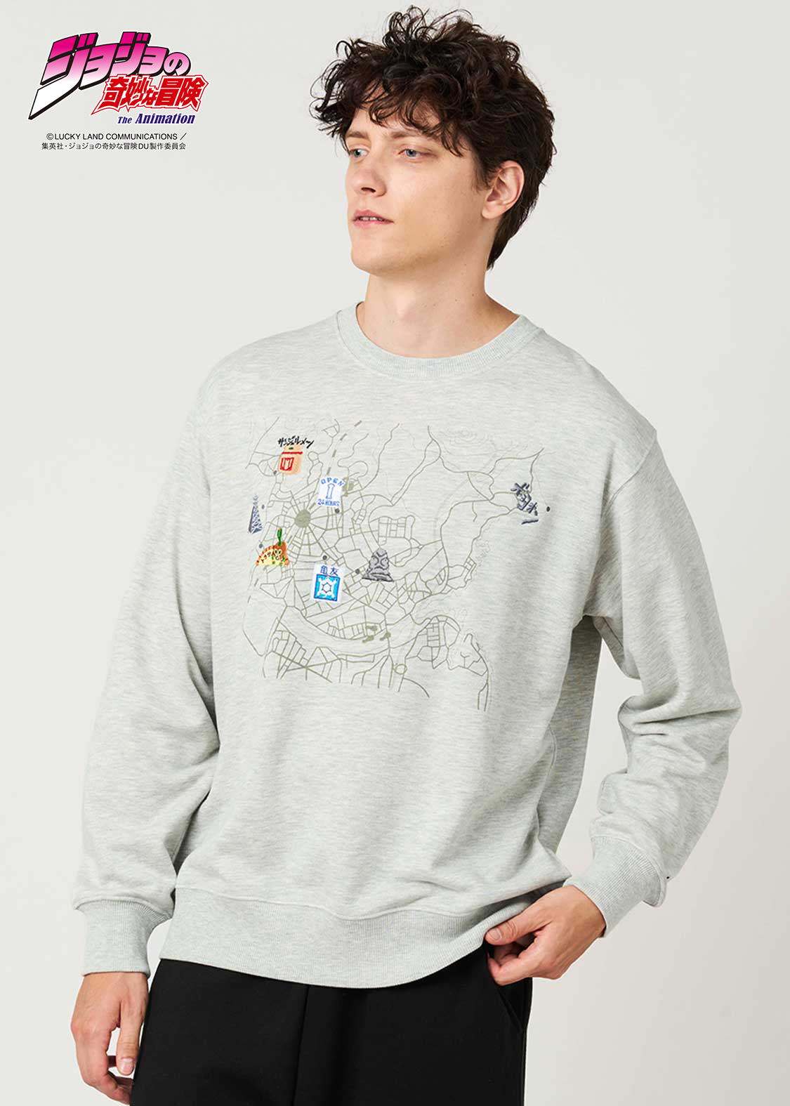 杜王町マップ｜スウェット｜ユニセックス｜グラニフ(graniph)公式