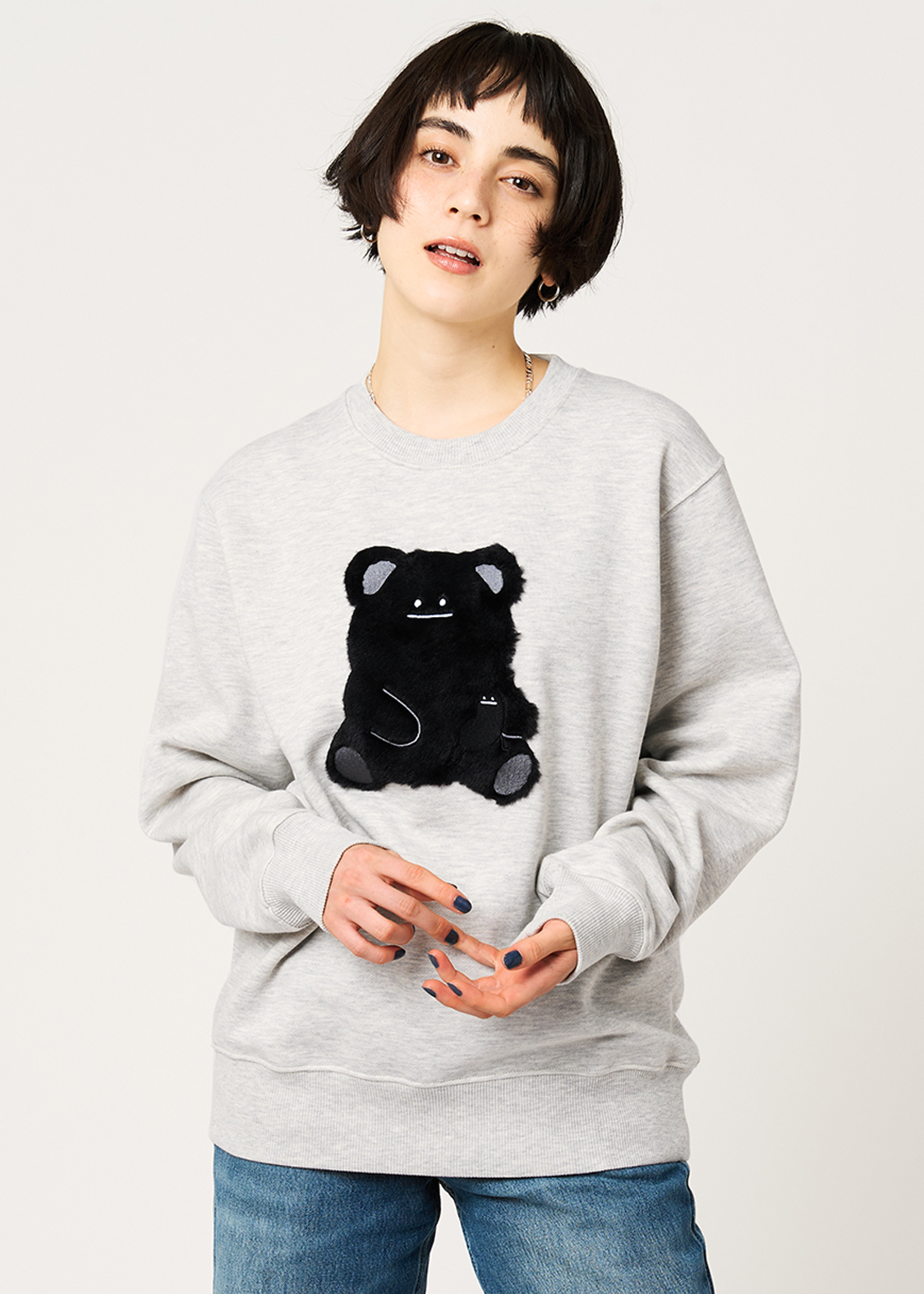 モコモコビューティフルシャドー｜裏起毛スウェット｜ユニセックス