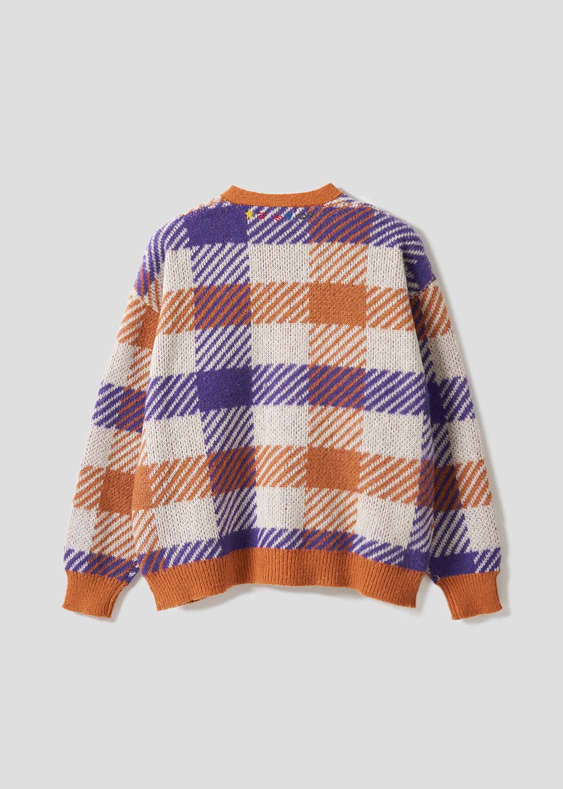 ザ フォーキャッツ フェイス｜ウォッシャブルジャカードシャギーニット