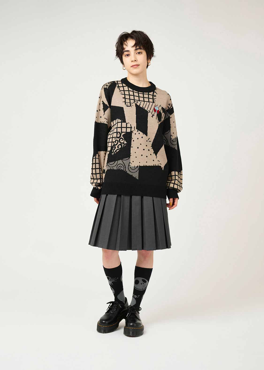 サリー｜ウォッシャブルジャカードニット｜ユニセックス｜グラニフ