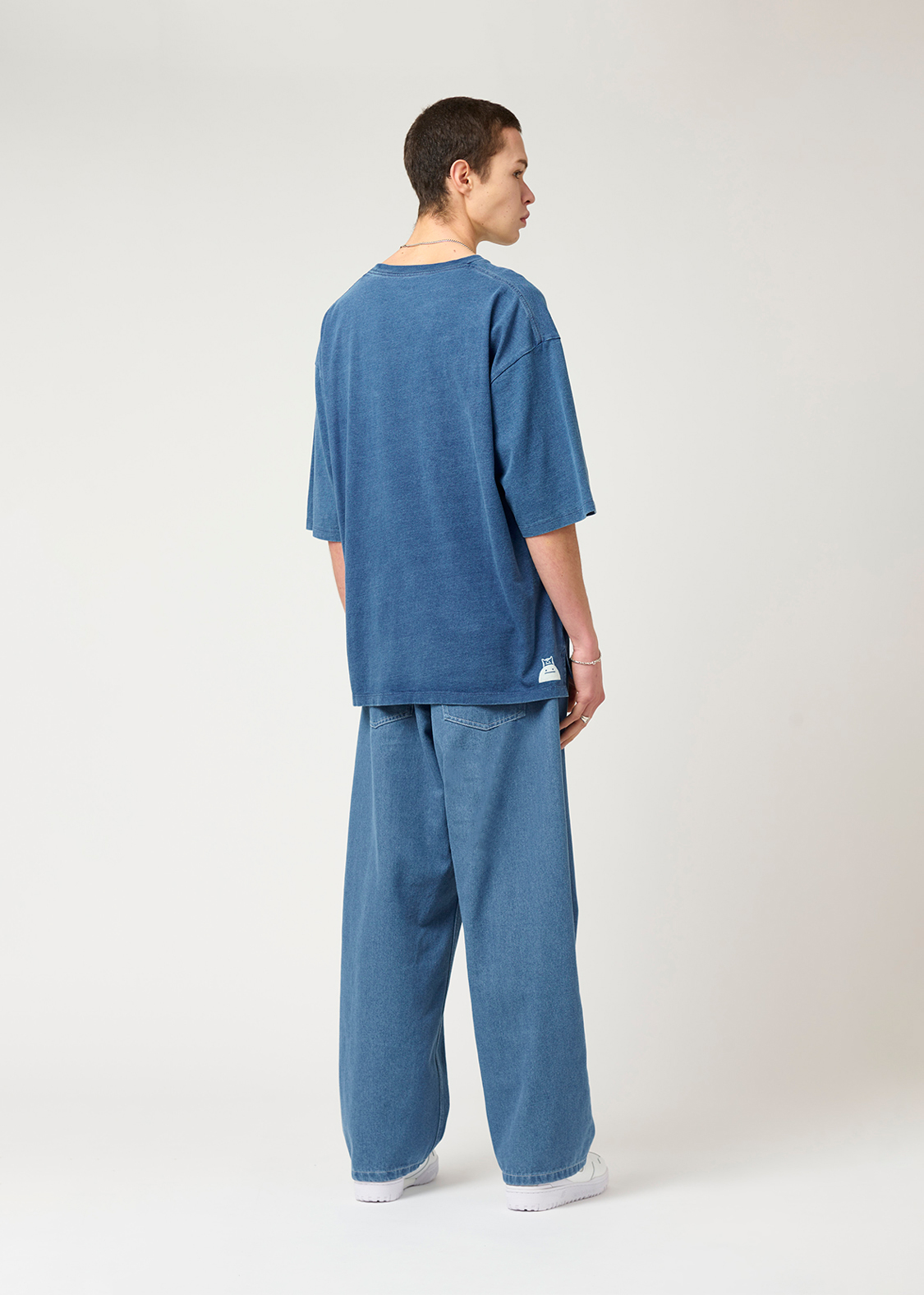 ビューティフルシャドーファミリー｜インディゴビッグシルエットT