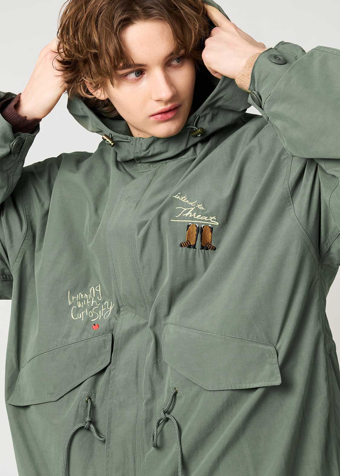 イカク｜ショートモッズコート｜ユニセックス｜グラニフ(graniph)公式