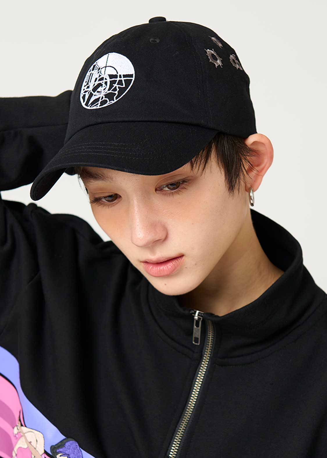 峰不二子｜ハーフジップスウェット｜ユニセックス｜グラニフ(graniph