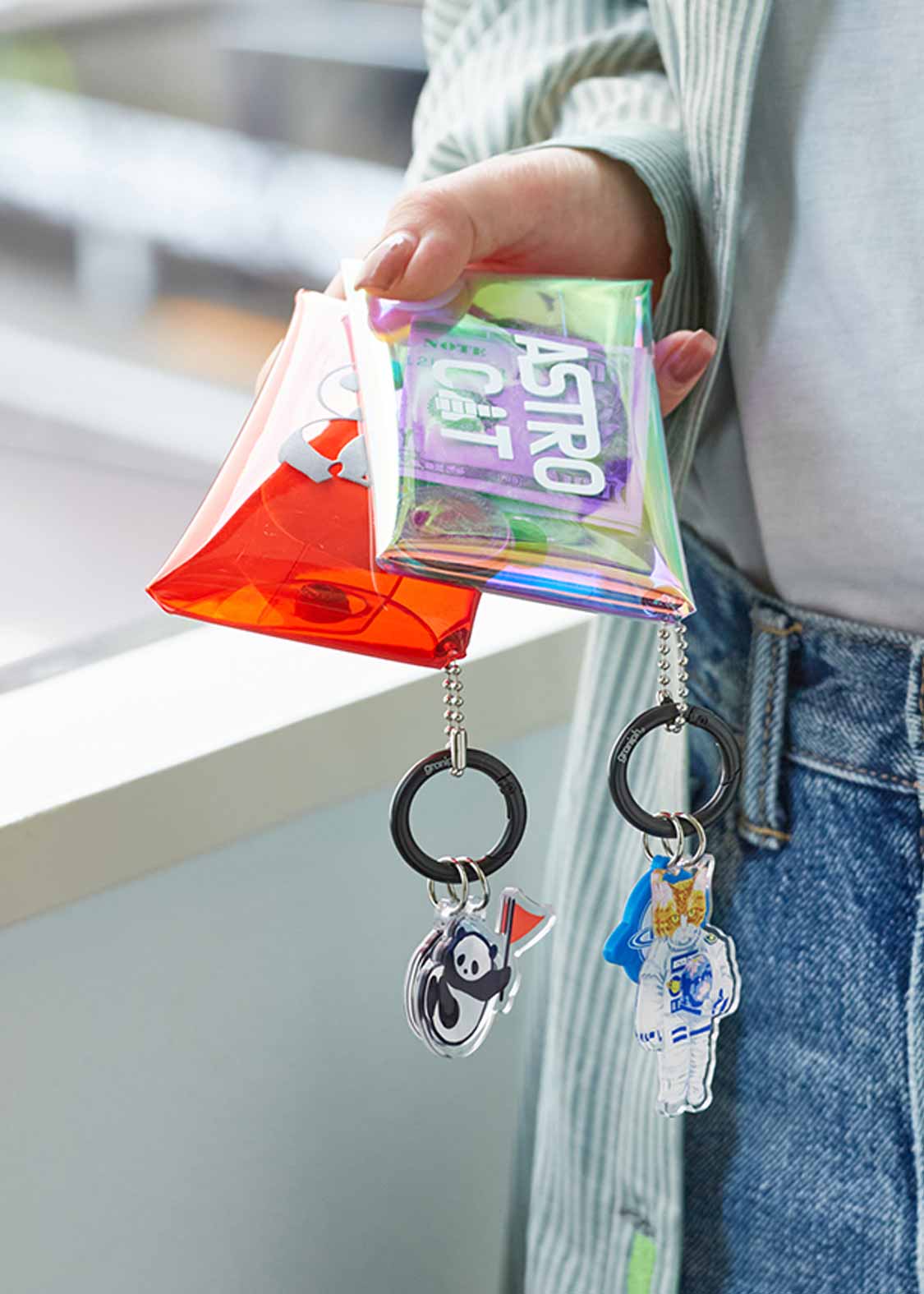 アストロキャット｜アクリルキーチェーン&カードケース｜ユニセックス