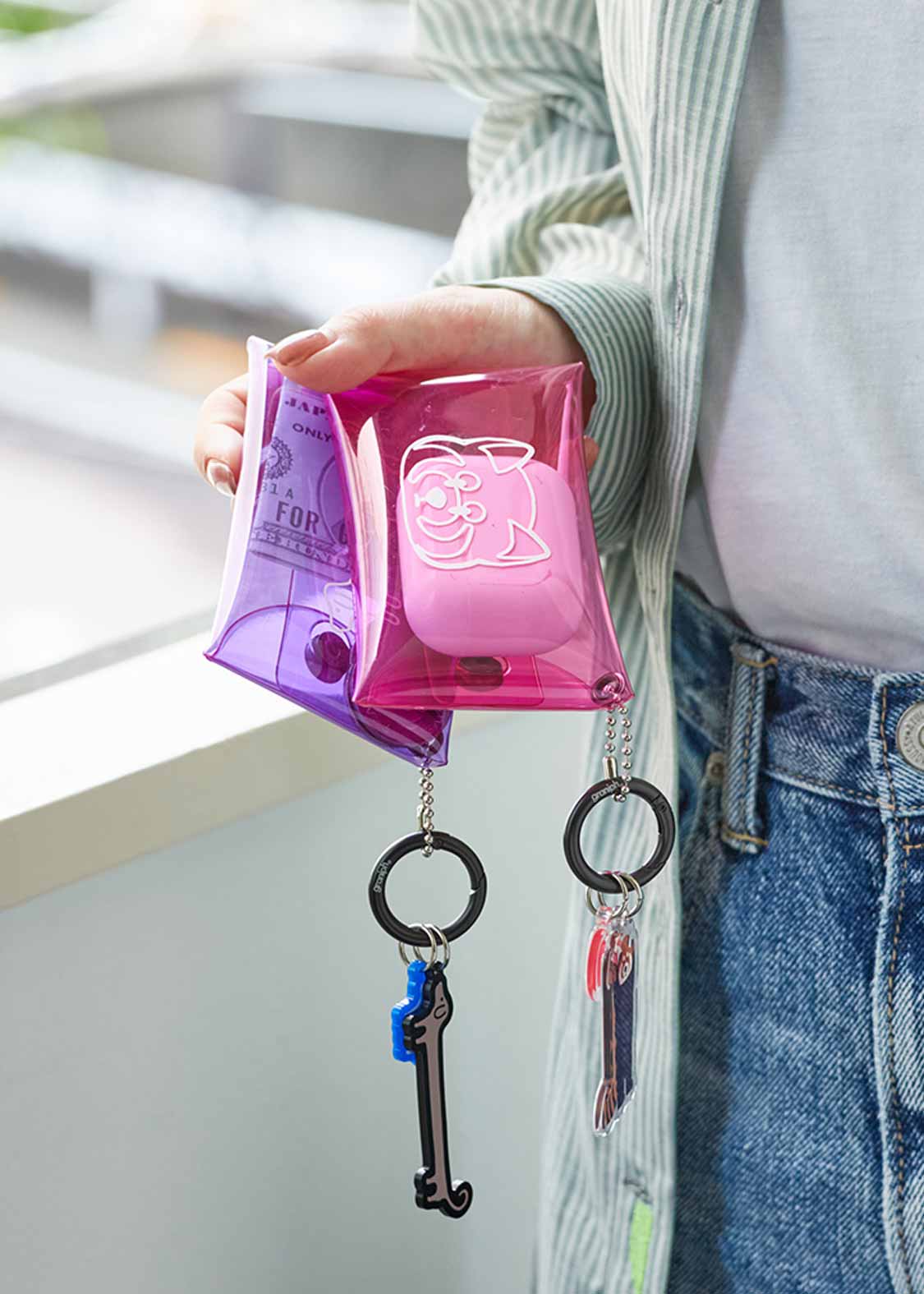 イカク｜アクリルキーチェーン&カードケース｜ユニセックス｜グラニフ