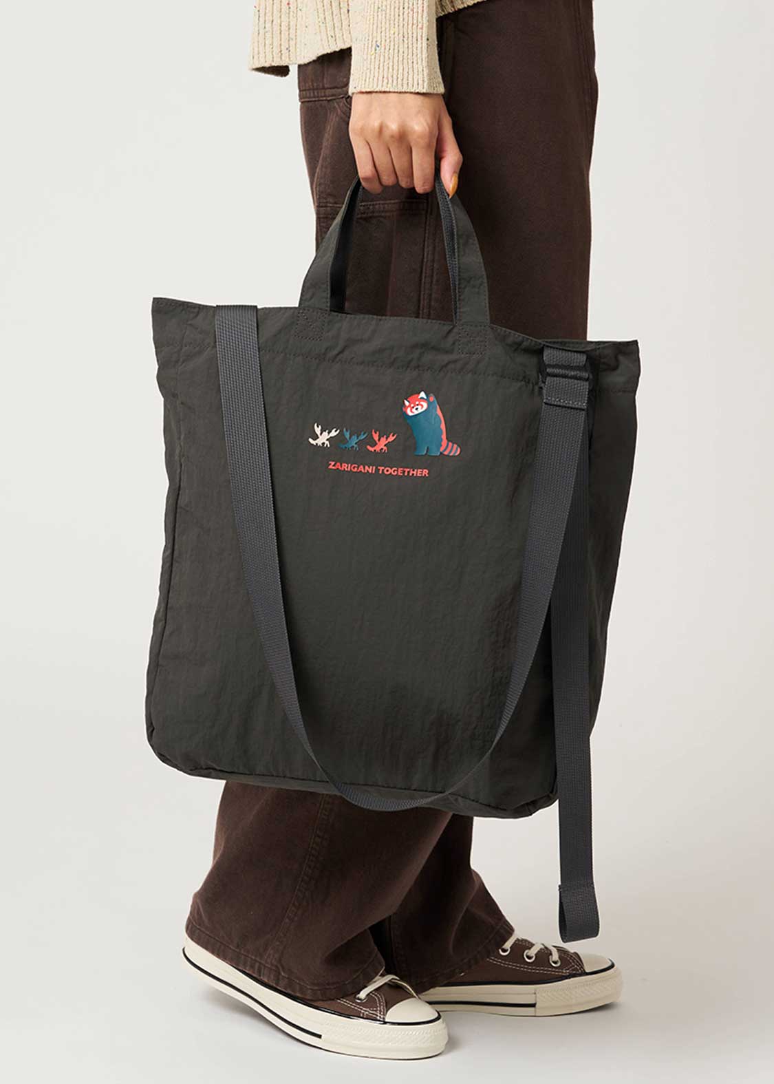 イカク｜ナイロン2WAYトートバッグ｜ユニセックス｜グラニフ(graniph