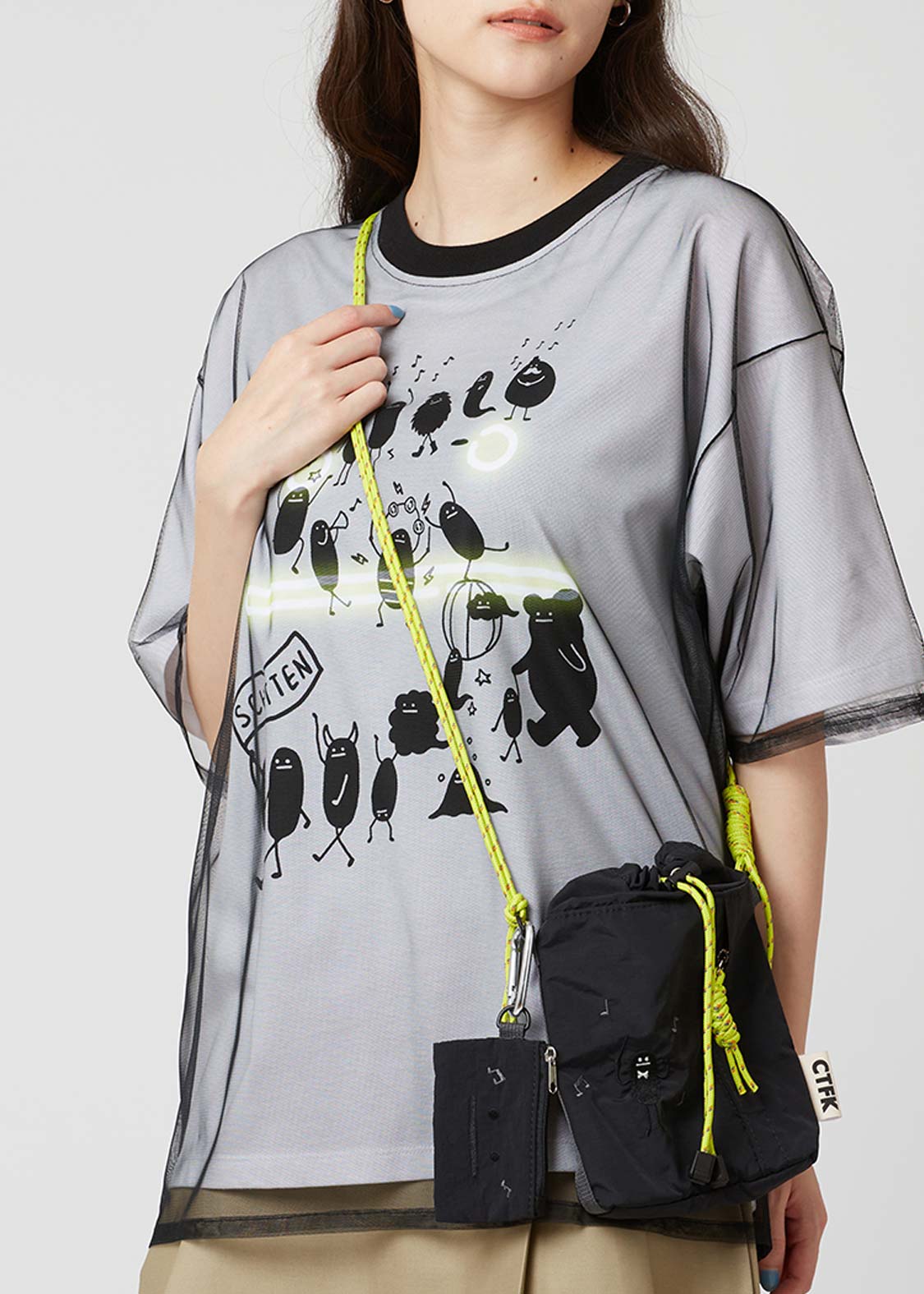 ビューティフルシャドーオーケストラ｜ハンディショルダーバッグ｜ユニ