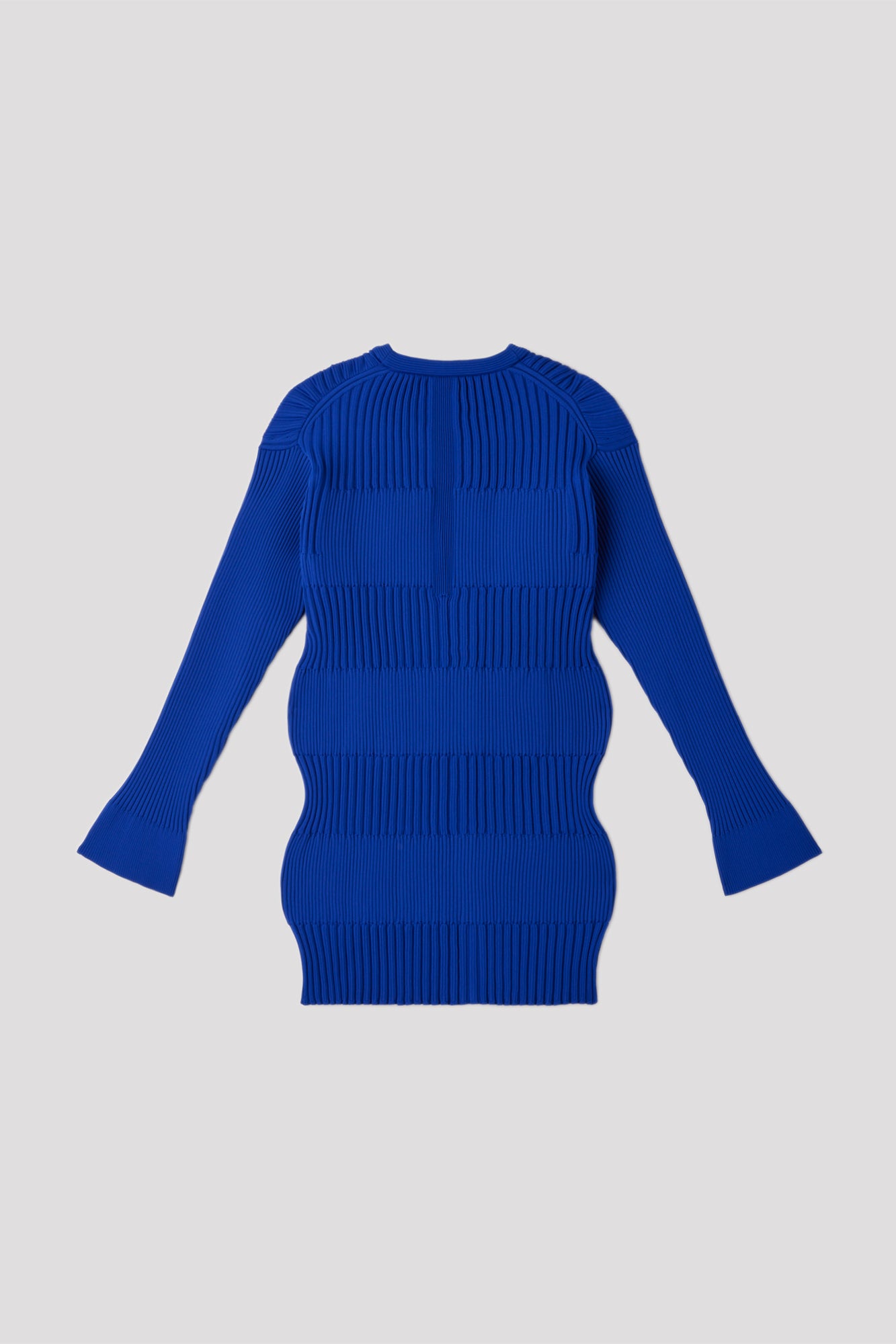 FLUTED LONG CARDIGAN